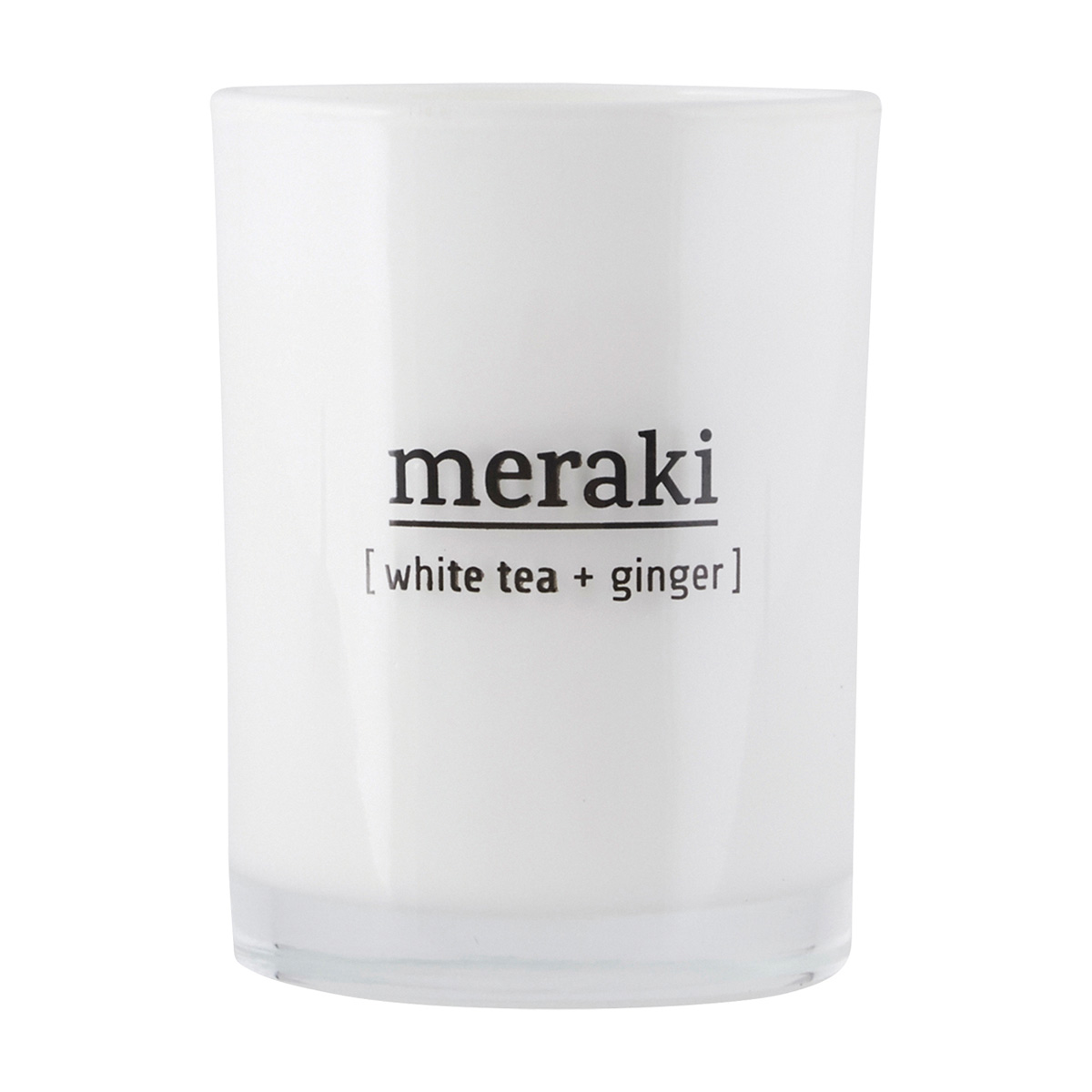 Billede af Meraki Scented Candle White Tea & Ginger 8x10,5 cm. hos Well.dk