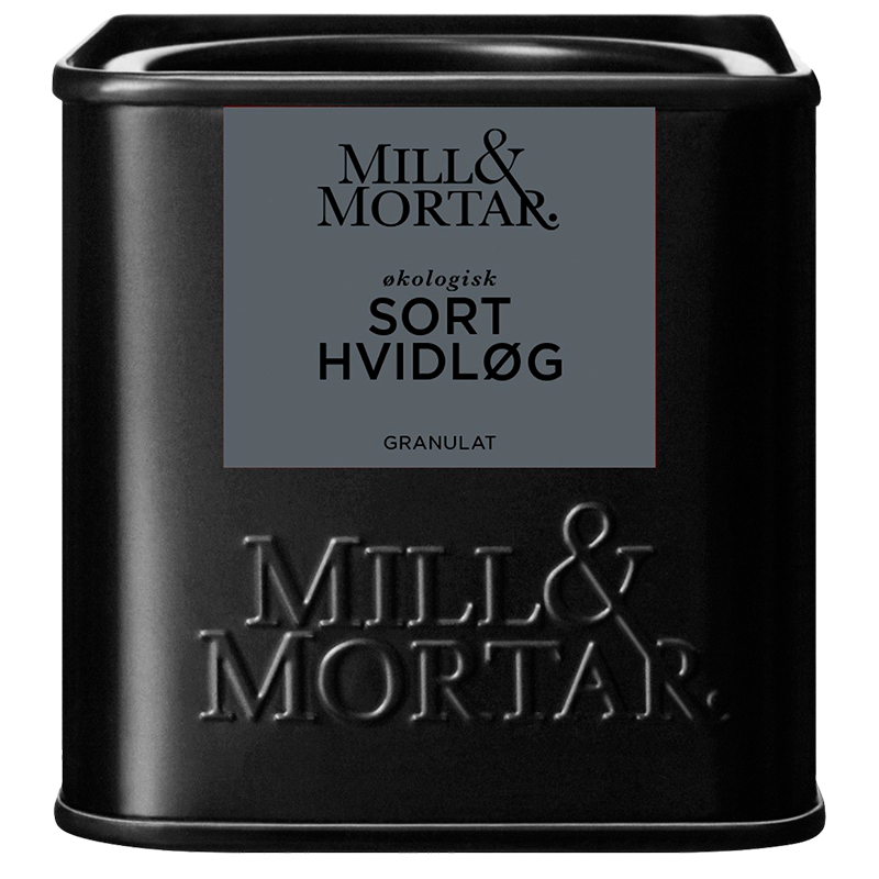 Se Mill & Mortar Sort Hvidløg - Granulat Ø (40 g) hos Well.dk