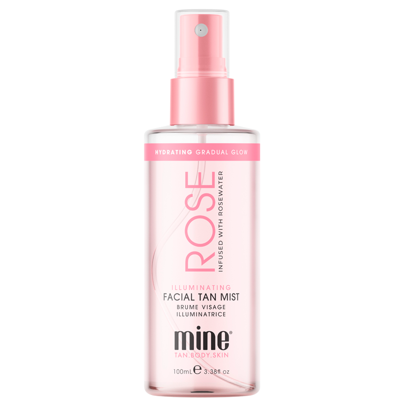 Billede af Minetan Illuminating Rose Water Tan Face Mist (100 ml) hos Well.dk