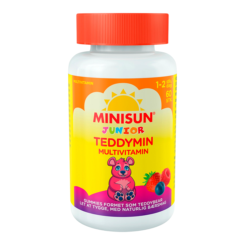 Billede af Minisun Junior Teddymin Multivitamin (60 stk) hos Well.dk