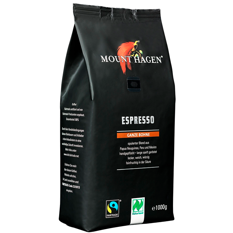 Mount Hagen Kaffebønner Espresso Ø (1 kg)