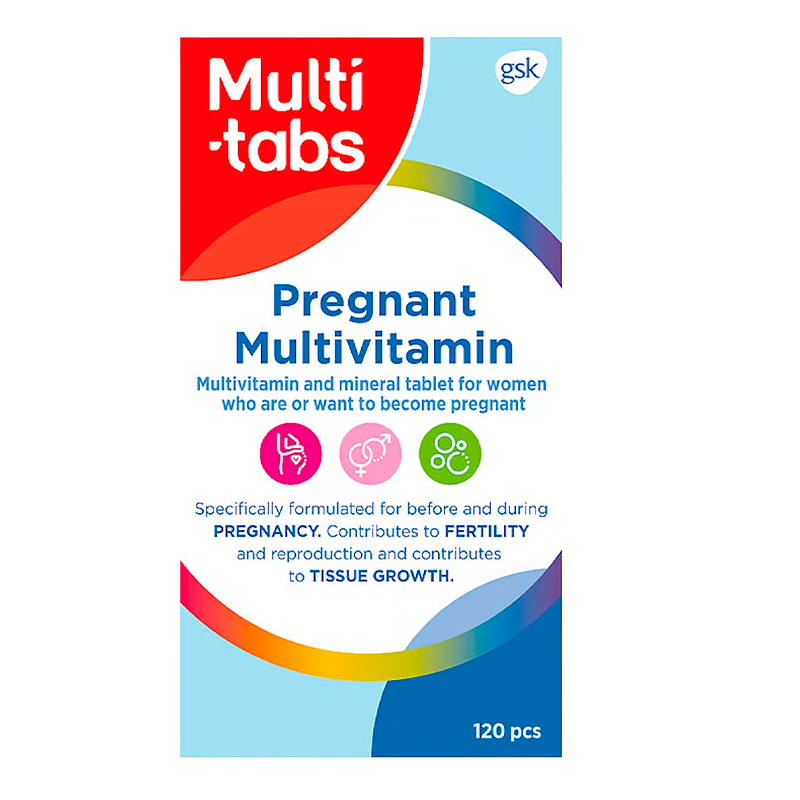 GraVitamin Multi-Tabs Pregnant Multivitamin (120 tabs)