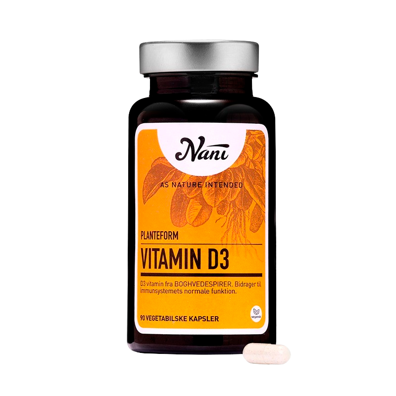 Billede af Nani Vitamin D3 vegetabilsk (90 tab) hos Well.dk