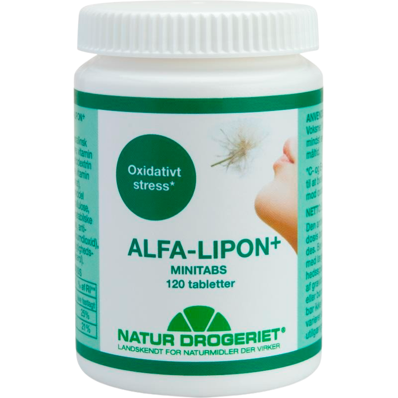 Se Natur Drogeriet Alfa Lipon - 40 mg (120 stk) hos Well.dk