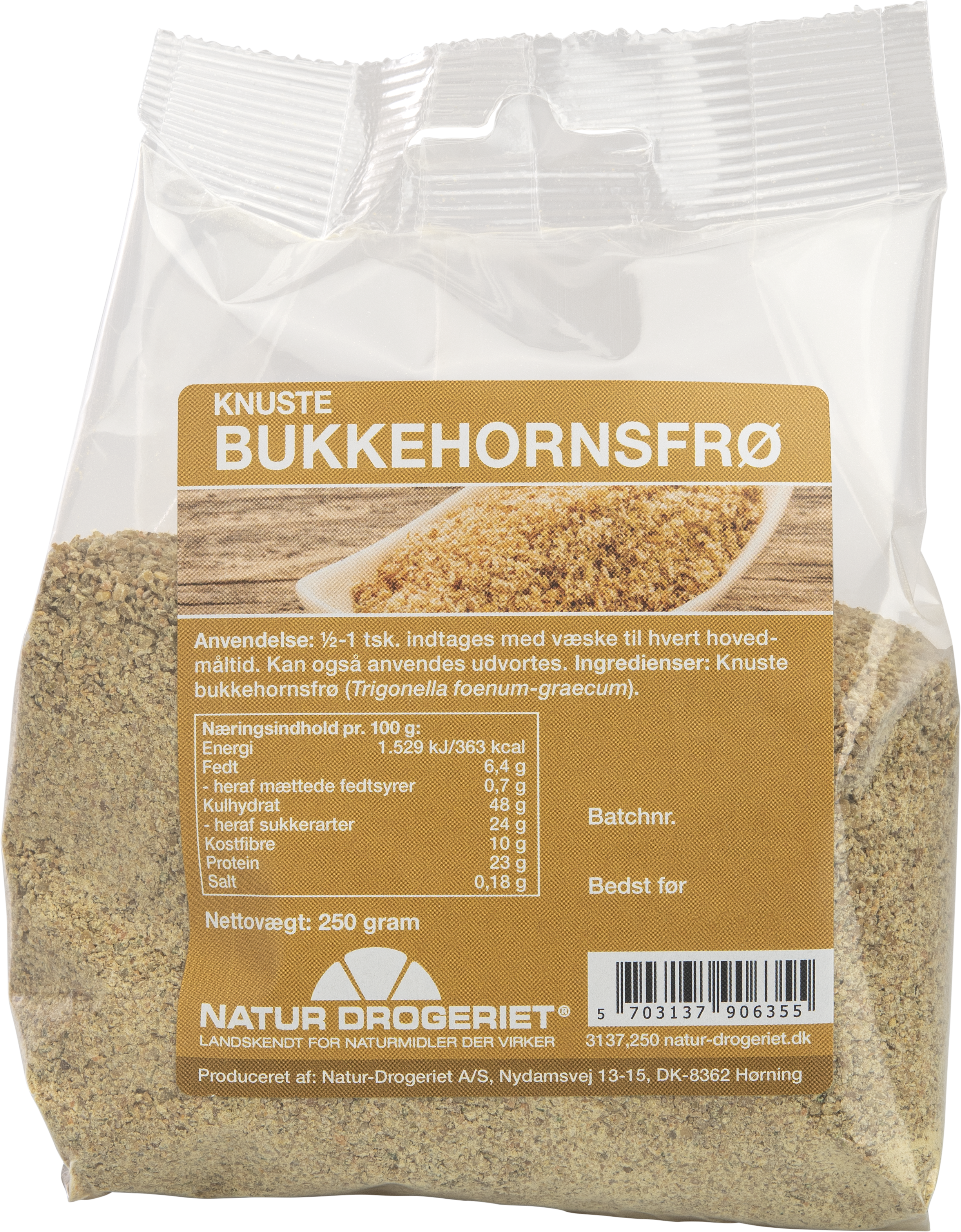 Natur Drogeriet Bukkehornsfrø Knust (250 gr)