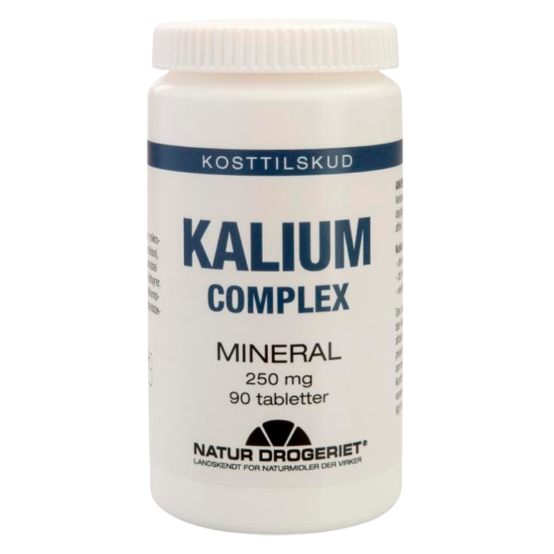 Se Natur Drogeriet Kalium Complex 250 mg (90 tabletter) hos Well.dk
