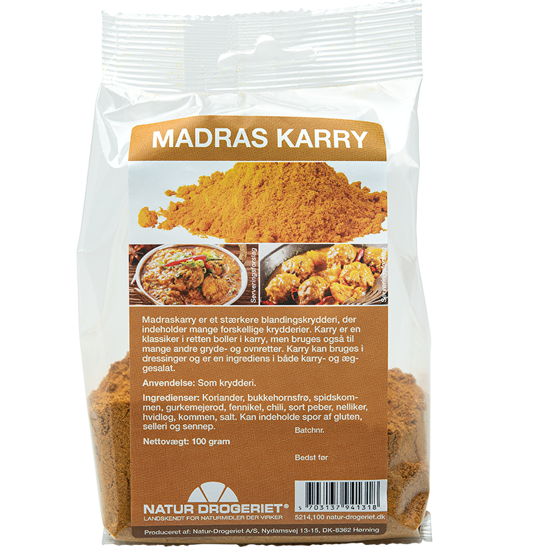 2: Natur Drogeriet Karry Madras stærk (100 gr)