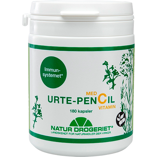 Natur Drogeriet Urte-PenCil med C-vitamin (180 kapsler)
