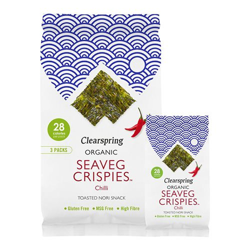 NatureSource Seaveg Crispies Tang Chips Chili Ø - Multipack (3x4g)