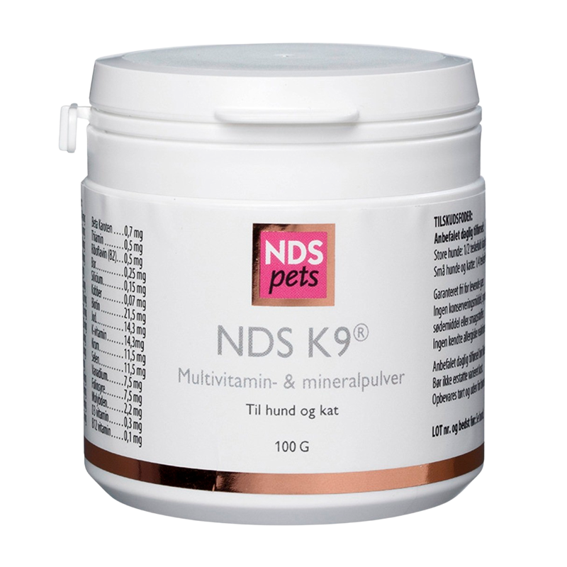 Billede af NDS K9 Multivitamin/mineral Hund og Kat 100 gr.