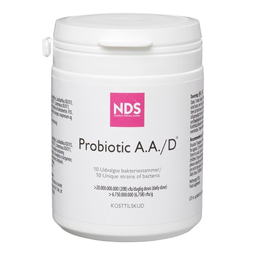 Billede af NDS Probiotic A.A./D (100 g) hos Well.dk