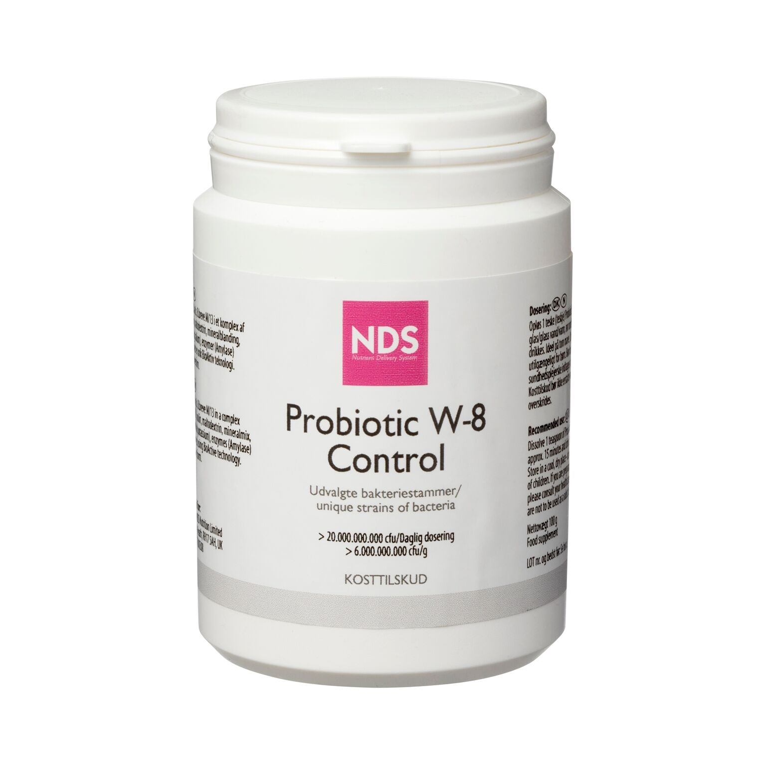 Billede af NDS Probiotic W-8 Control 100 g. hos Well.dk
