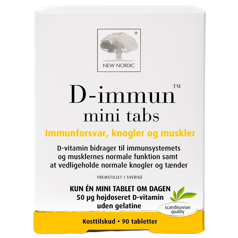 Billede af New Nordic D-immun (90 tab) hos Well.dk