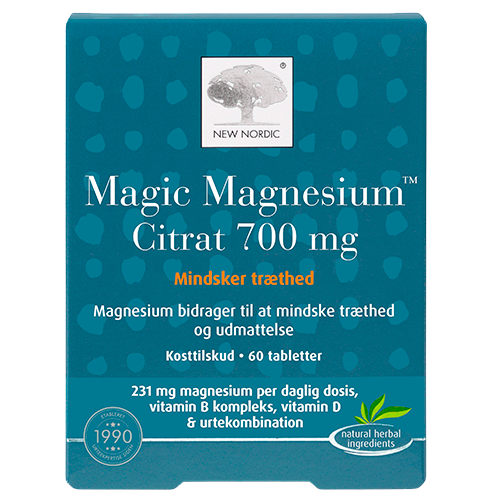 New Nordic Magic Magnesium Citrat 700 mg (60 tabl)