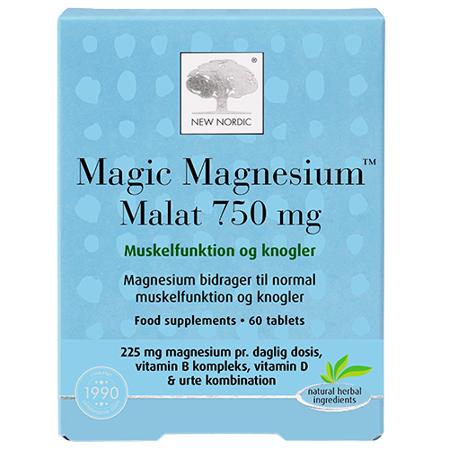 New Nordic Magic Magnesium Malat 750 mg (60 tabl)