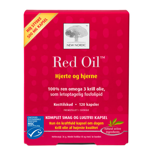 Billede af New Nordic Red Oil - Krill Olie (120 kap) hos Well.dk