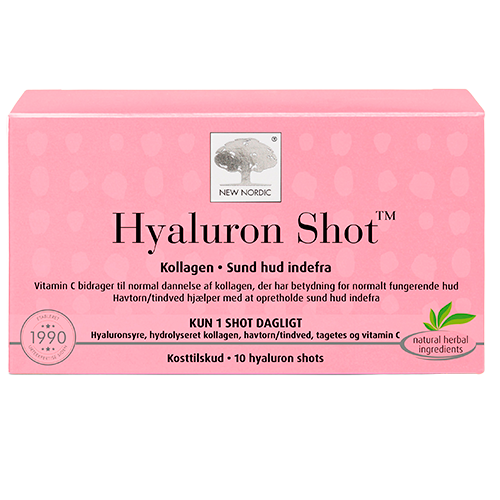 Se New Nordic - Skin Care Hyaluron Shot - 10 x 15 ml hos Well.dk