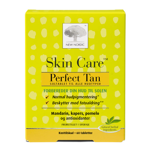 Billede af New Nordic Skin Care Perfect Tan (60 tab) hos Well.dk