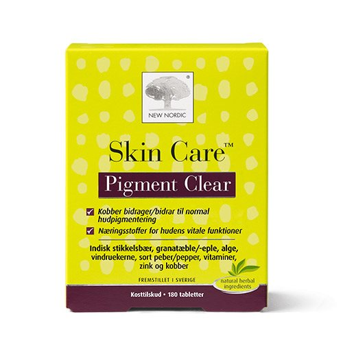 Billede af New Nordic Skin Care Pigment Clear (180 tab)
