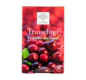 Se New Nordic Tranebærpillen (30 tabletter) hos Well.dk
