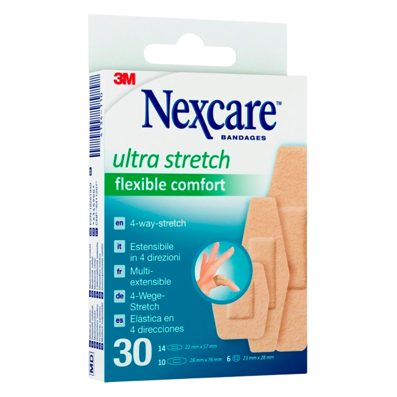 Nexcare Flexible Comfort Ultra Stretch Plastre (30 stk)