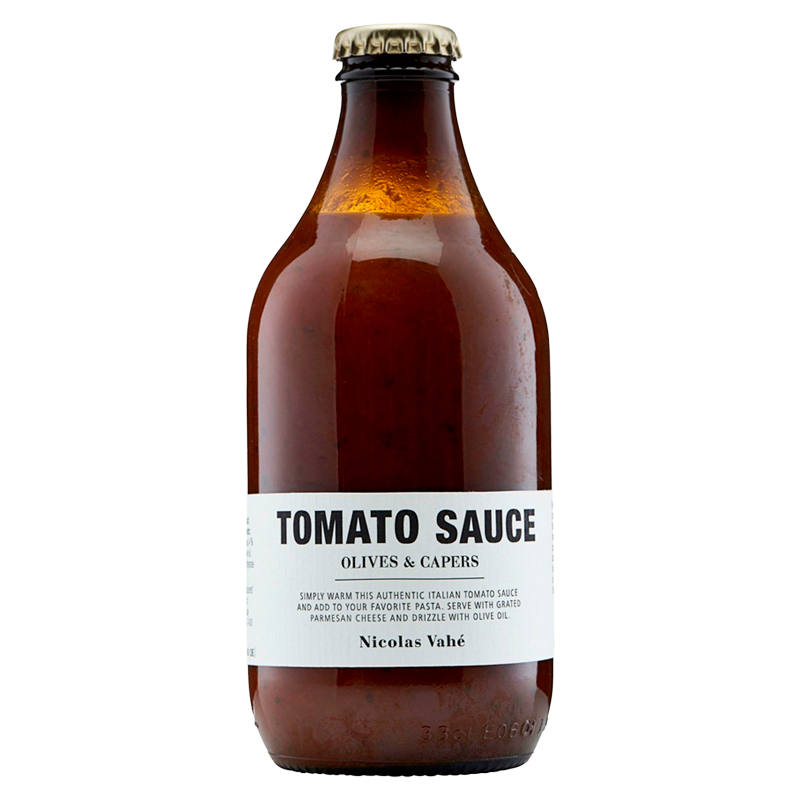 Se Nicolas Vahé Tomato Sauce - Olives & Capers (330 ml) hos Well.dk