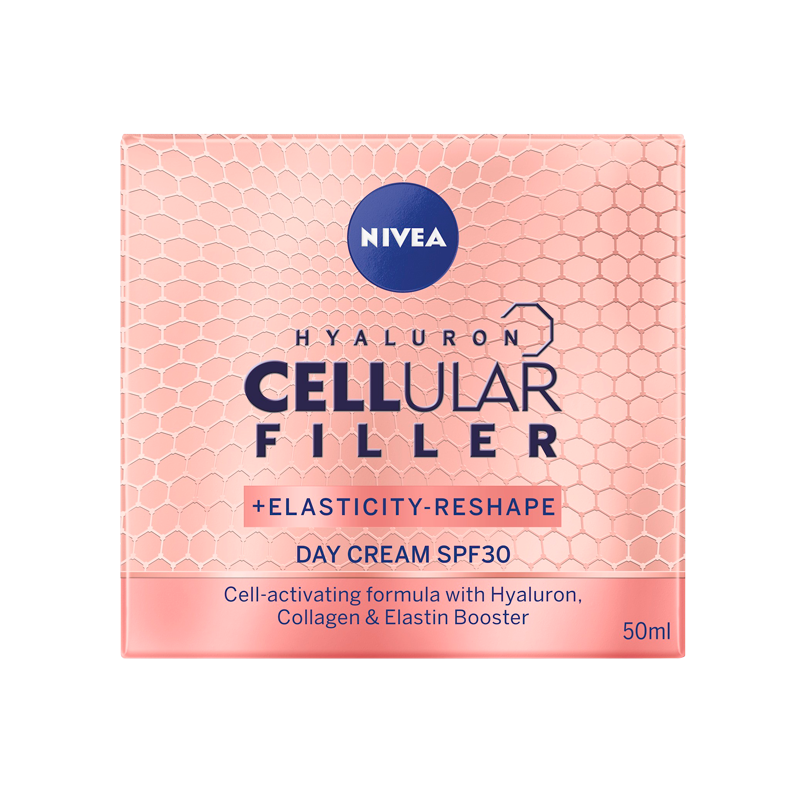 Se Nivea Cellular Hyaluron Filler + Elasticity Reshape Day Cream (50 ml) hos Well.dk