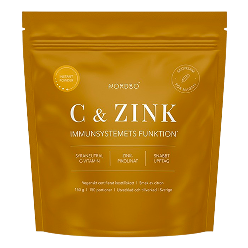 Billede af Nordbo C-Vitamin & Zink Instant Powder (150 g) hos Well.dk