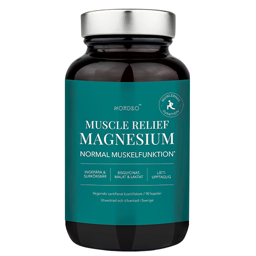 Se Nordbo Muscle Relief Magnesium (90 kaps) hos Well.dk
