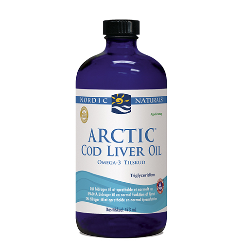 #1 - Nordic Naturals Torskelevertran m.appelsin Cod liver oil (474 ml)