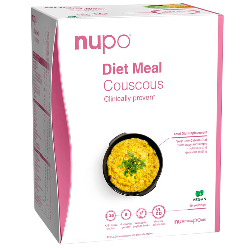 Se Nupo Diet Meal Couscous, 10port. hos Well.dk