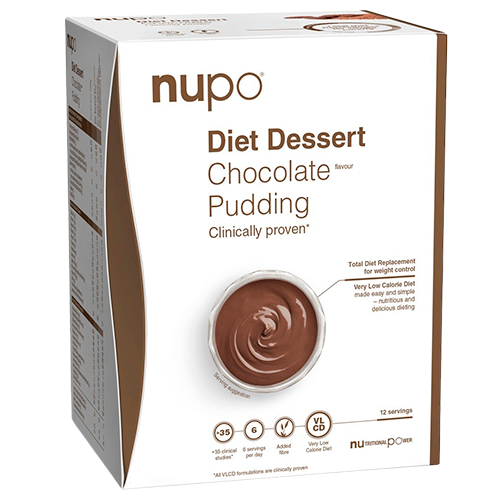 Se Nupo Diet Dessert Chocolate Pudding, 340g. hos Well.dk