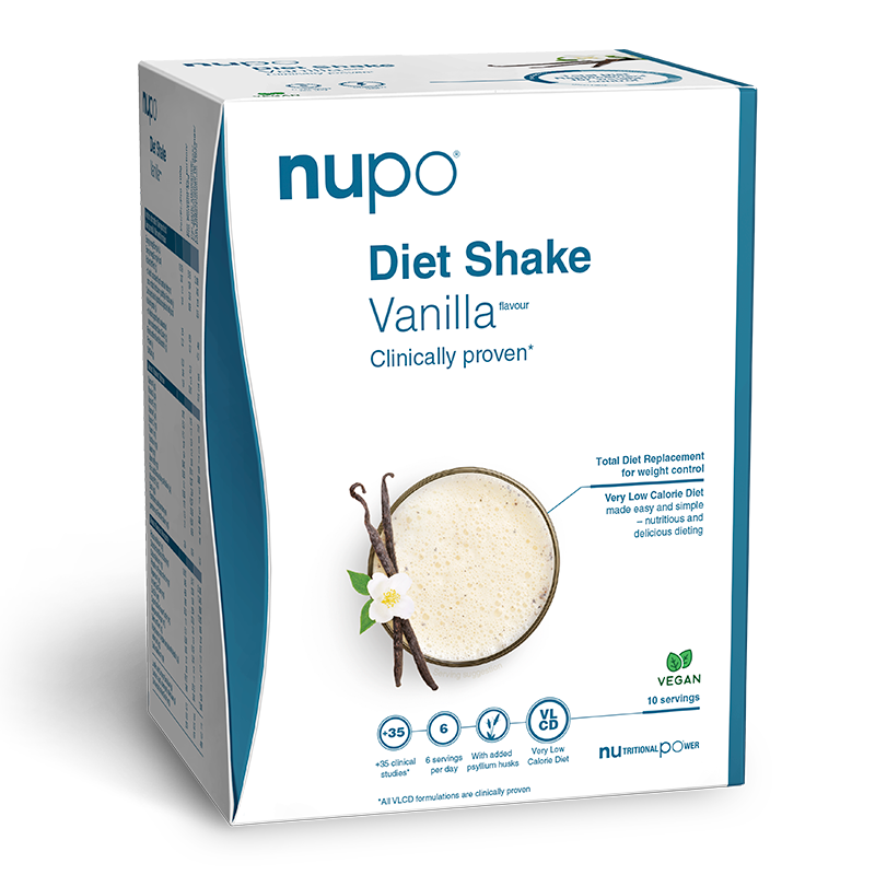 Se Nupo Diet Shake Vanilla, 320g. hos Well.dk
