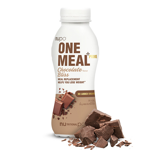 Se Nupo One Meal +Prime Shake - Chocolate Bliss, 330ml. hos Well.dk