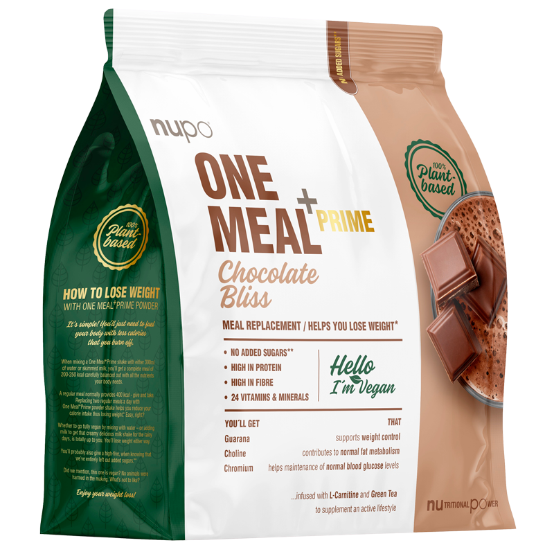Se Nupo One Meal +Prime Chocolate Bliss, 6/9 port. hos Well.dk