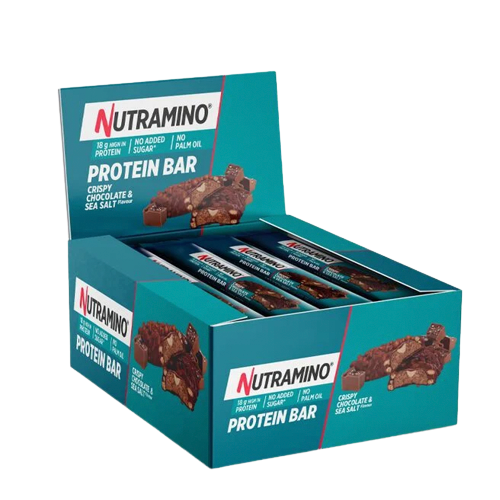 5: Nutramino Proteinbar Chocolate Sea Salt (12 x 55 g)