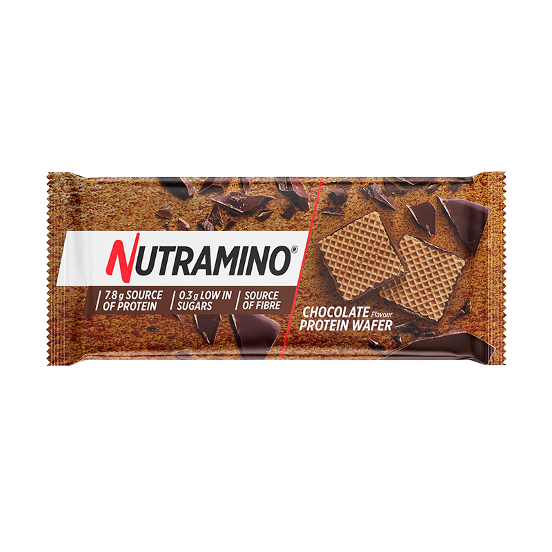 Se Nutramino Protein Wafer Chocolate (39 g) hos Well.dk