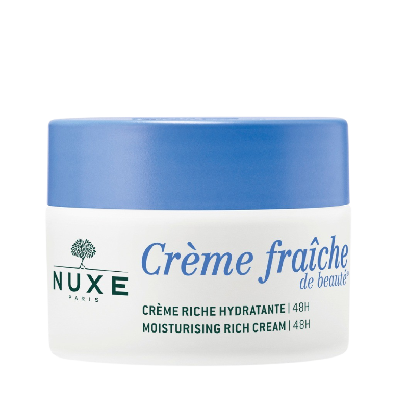 Se Nuxe Creme Fraiche De Beaute 48H Rich Cream Dry Skin (50 ml) hos Well.dk