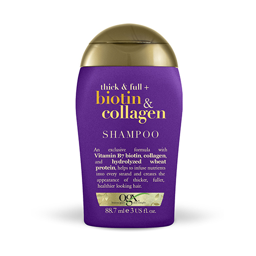 Billede af OGX Biotin Collagen Shampoo 88 ml.