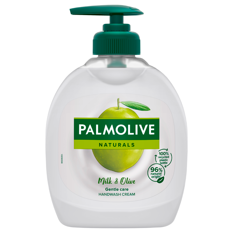 Se Palmolive Flydende Håndsæbe Milk & Olive (300 ml) hos Well.dk