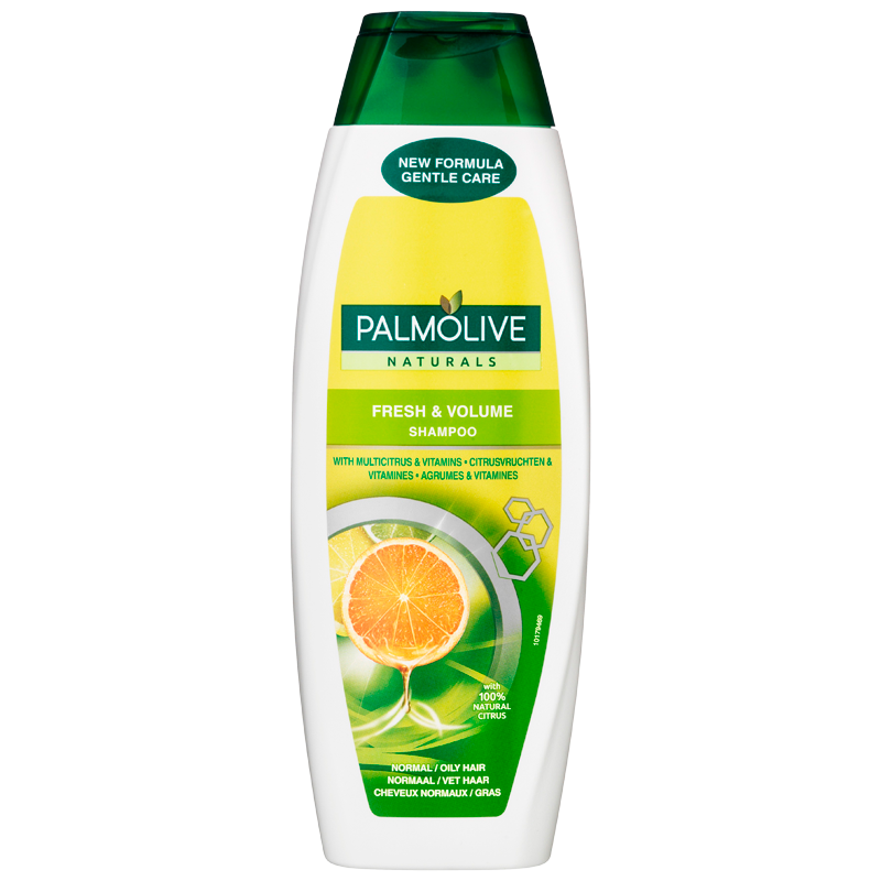 Se Palmolive Shampoo Natural Fresh & Volume (350 ml) hos Well.dk