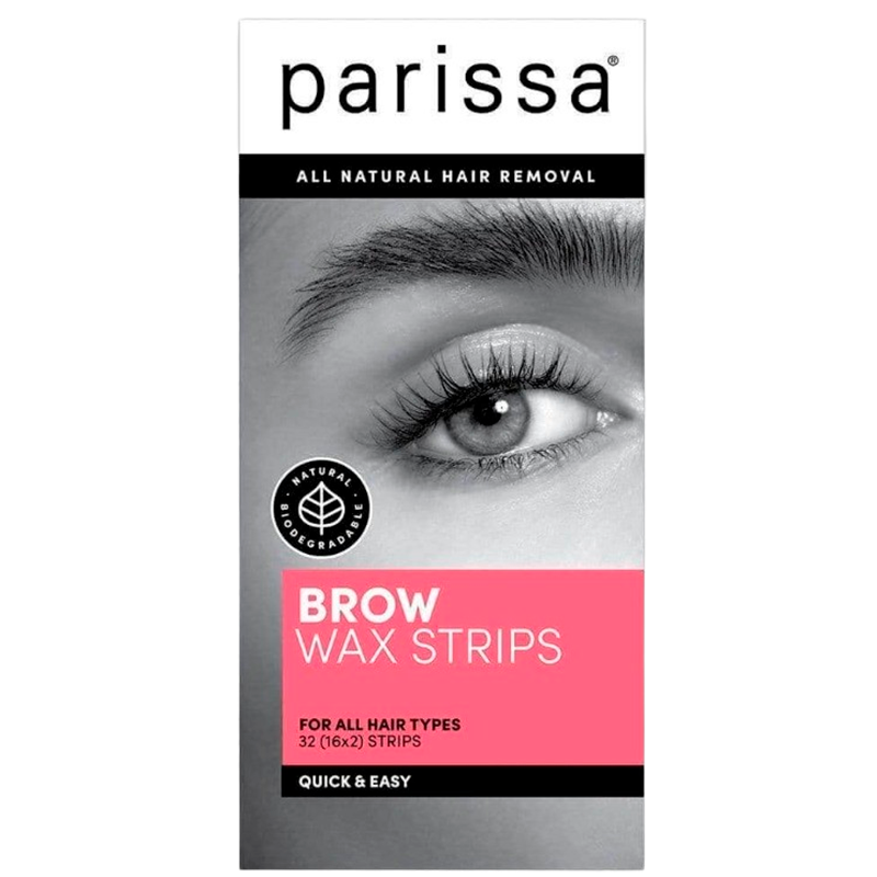 Se Parissa Brow Wax Strips 32 (16x2) Strips hos Well.dk