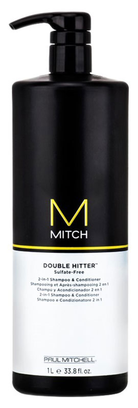 Billede af Paul Mitchell Mitch Care Double Hitter 2-in-1 Shampoo og Conditioner 1000 ml.