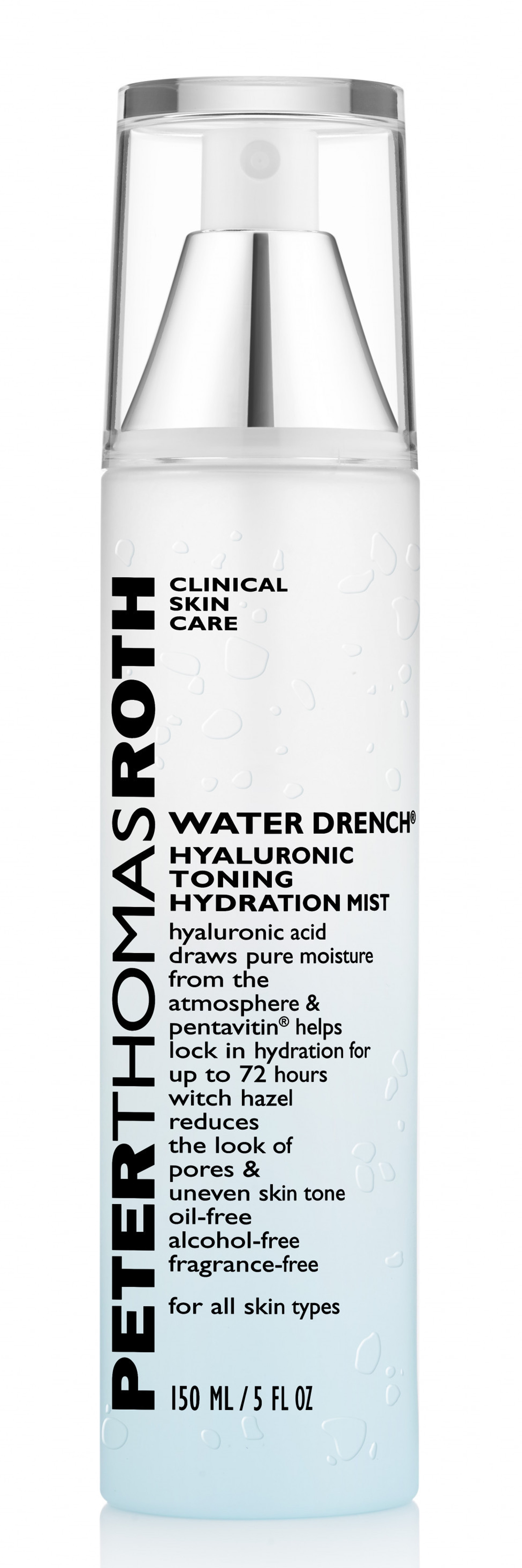 Se Peter Thomas Roth Water Drench Hyaluronic Toner Mist 150 ml. hos Well.dk