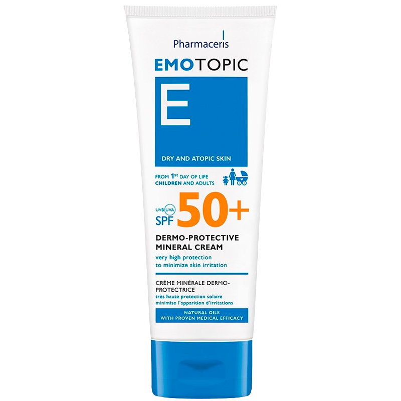 Se Pharmaceris E EmoTopic Dermo-Protective Mineral Cream SPF 50+ (75 ml) hos Well.dk