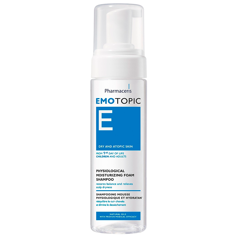 Se Pharmaceris E EmoTopic Physiological Moisturizing Foam Shampoo (200 ml) hos Well.dk