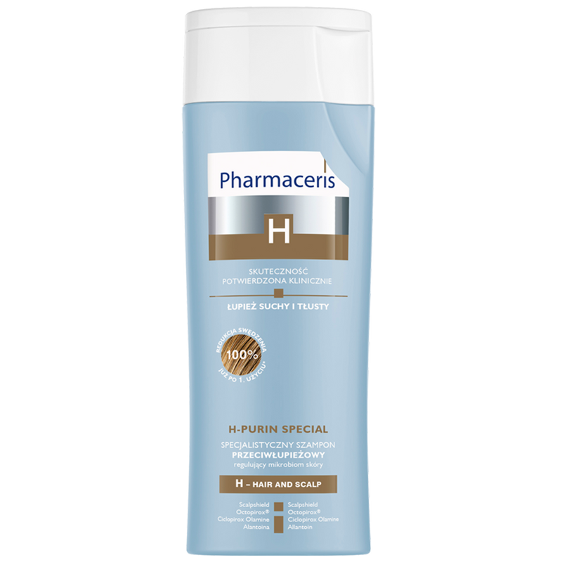 Se Pharmaceris Hair & Scalp Purin Specialist Anti-Dandruff Shampoo (250 ml) hos Well.dk