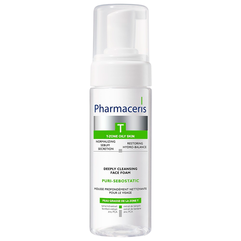 Se Pharmaceris T Puri-Sebostatic Deeply Cleansing Face Foam (150 ml) hos Well.dk