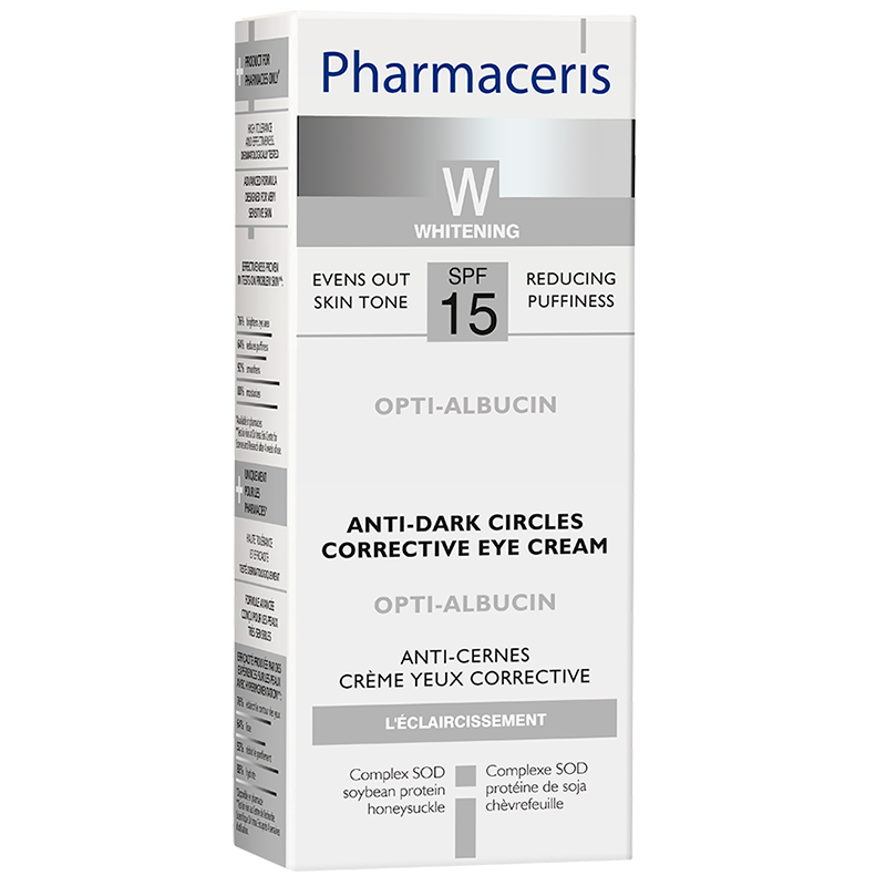 Se Pharmaceris Whitening Opti Albucin Anti-Dark Cirkles Eye Cream (15 ml) hos Well.dk