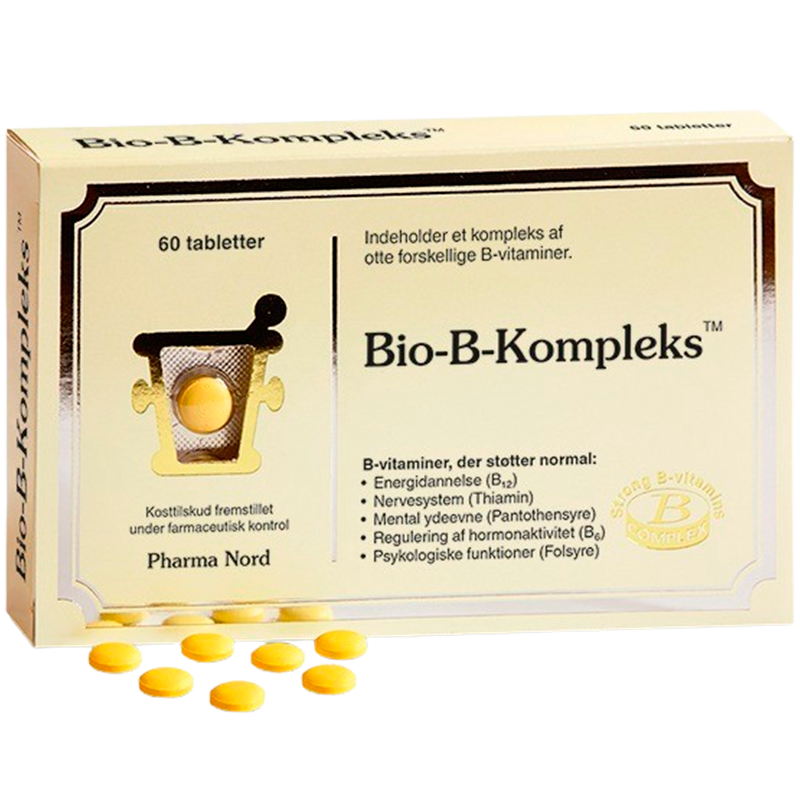 Se Pharma Nord Bio-B-Kompleks 60 tab hos Well.dk
